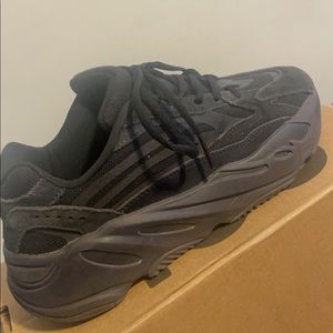 Yeezys Size 7 , Color Black Worn once .